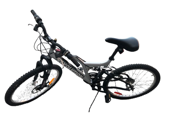 Revolution Rebound Dual Suspension Mountain Bike (Silver, 24-Inc