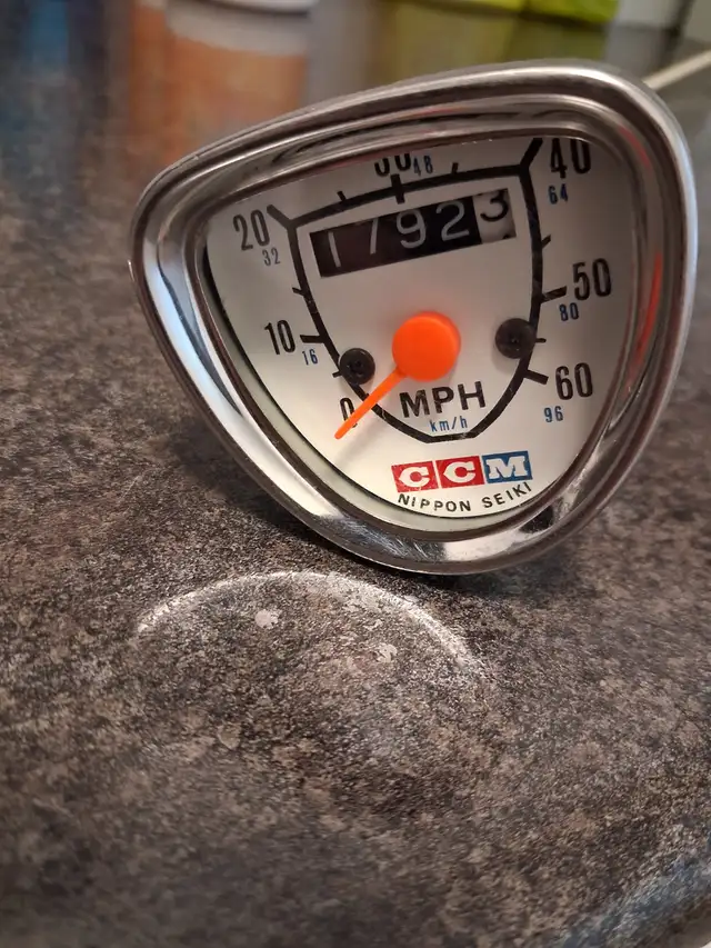70s bicycle speedometer