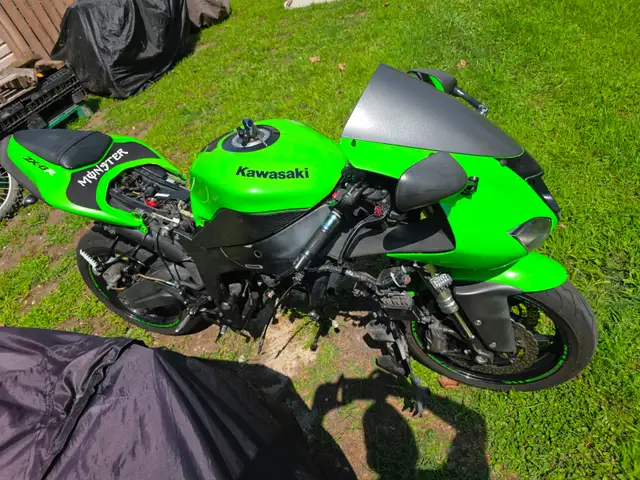 2007 Kawasaki ZX6R Front Main Frame Straight With Clean Title