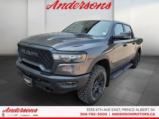 2026 Ram 1500 REBEL 3.0L Hurricane / Crew Cab / Alpine Audio / B
