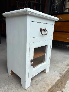 Solid Wood Side Table (Needs new paint job) - Photo 2