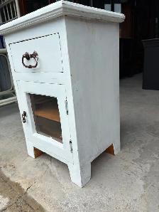 Solid Wood Side Table (Needs new paint job) - Photo 3