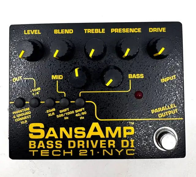 Tech 21 SansAmp Bass Driver DI V2 Bass Preamp & Effects Pedal