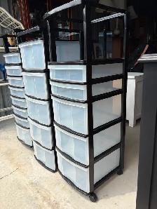 Three Plastic Shelving Units. - Photo 3