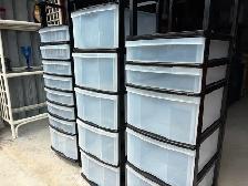 Three Plastic Shelving Units. - Photo 5