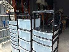 Three Plastic Shelving Units. - Photo 6