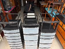 Three Plastic Shelving Units. - Photo 7