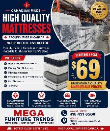 Deal - canadian mattress mattress  all type & size availab