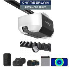 CHAMBERLAIN 1HP SMART CAMERA GARAGE DOOR OPENER