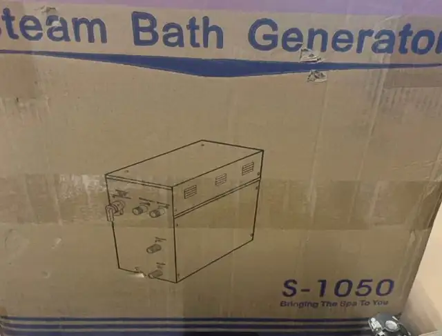 SteamSpa S1050 Shower Generator & Digital Control Panel