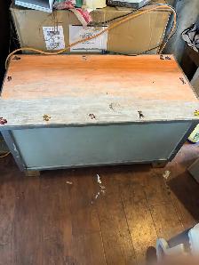 wood chest or toy box large $20