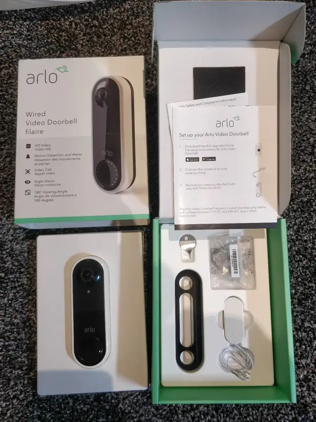 Arlo Wired Video Doorbell - $80 OBO