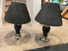 Black desk/nightstand lamps - Photo 3