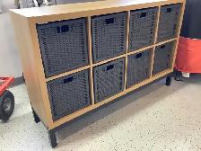Shelving unit - wicker boxes - Photo 3