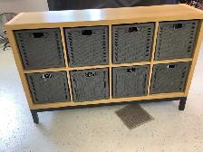 Shelving unit - wicker boxes - Photo 6