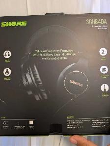 SHURE SRH840A STUDIO HEADPHONES FOR SALE - Photo 2