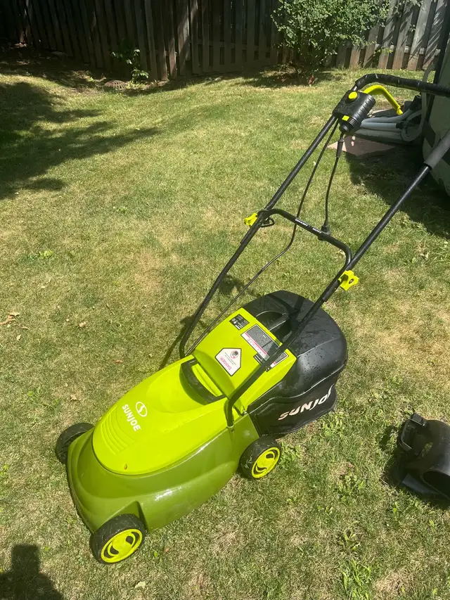 sun Joe lawn mower