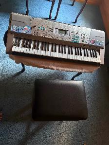 Casio Keyboard   Bench