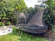 Springfree Large Oval 8' x 13'Trampoline,  Hoop, Ladder & Etc.