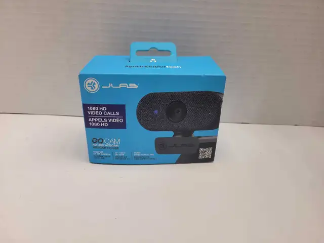 JLAB Go Cam 1080P HD USB Webcam NEW