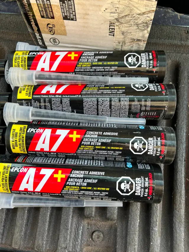 280ML EPCON RED HEAD A7  CONCRETE ANCHORING ADHESIVEAS PICTURED