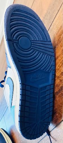 Nike Air Jordan 1 Low Men’s Shoes – 10.5 – Blue/Turquoise/Wh - Photo 7