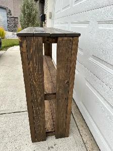 NEW 4’ rustic console table - Photo 3