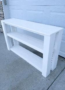 NEW 4’ rustic console table - Photo 6