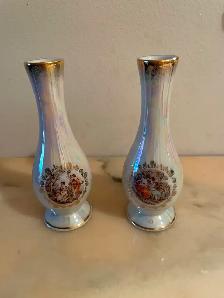 Beautiful Vintage Porcelain Bud Vases – made in
