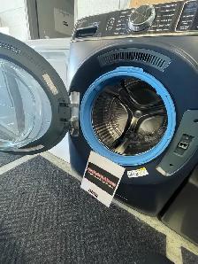 NEW 28" GE Profile Front Load Washer (Sapphire Blue) Stackable - Photo 3