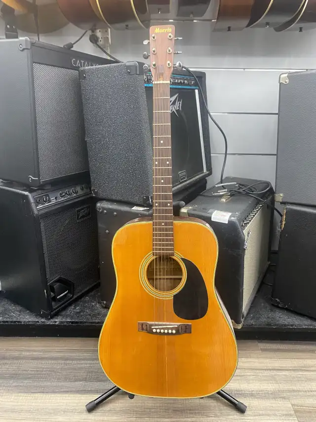 Morris W-15 1974 Japanese Acoustic Guitar
