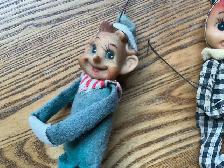 2 Antique Knee-Hugger Elf Christmas Decorations ! - Photo 7