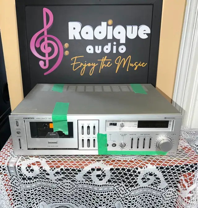 Onkyo TA-2040 Cassette Deck – Silver, Japan, For Parts/Repair
