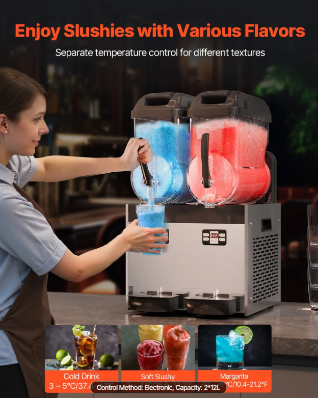 2 12L Slush Machine (Brand New, Never Used)