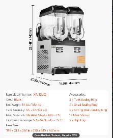 2 12L Slush Machine (Brand New, Never Used) - Photo 3