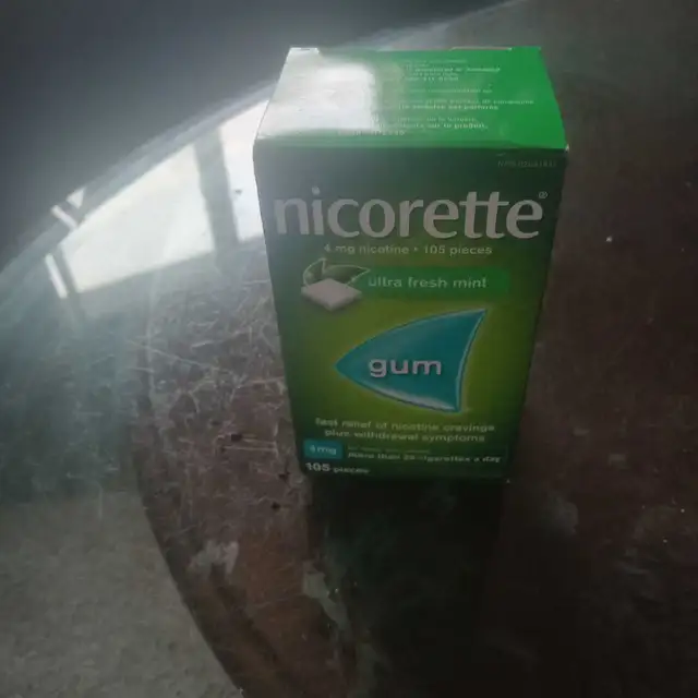 nicorette gum 4mg 105per pk