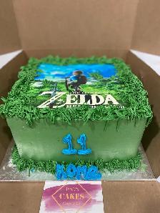 Zelda birthday cakes slab cake 25-30 servings - Photo 7