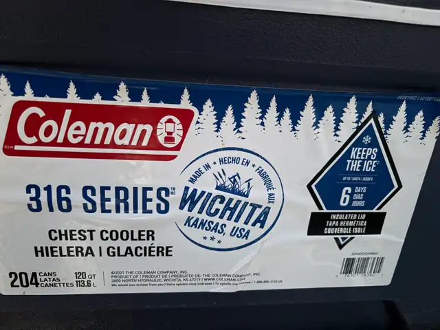 Coleman XL coolers 204 cans