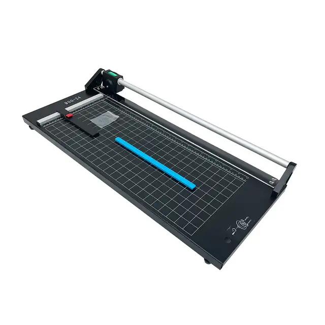 24in Manual Rotary Paper Trimmer Sharp Paper Cutter 120088