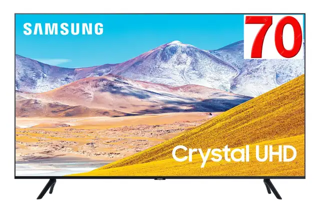 LED TV-70'-SAMSUNG-smart-4k-ultra hd-inbox-warranty-$749.no tax