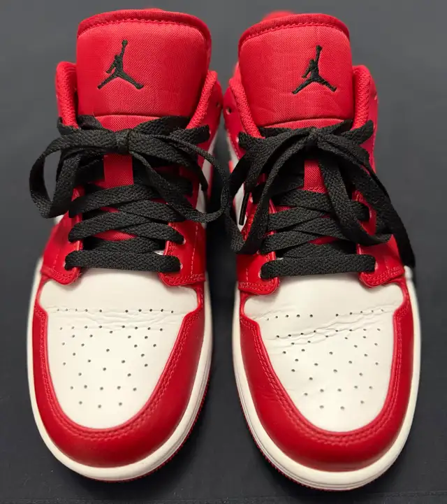 Jordan 1 Low Gym Red Black White