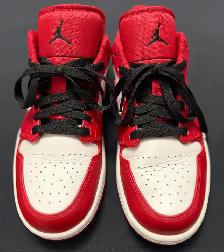 Jordan 1 Low Gym Red Black White