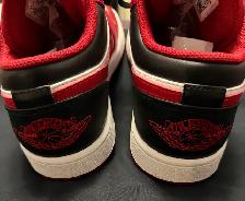 Jordan 1 Low Gym Red Black White - Photo 5