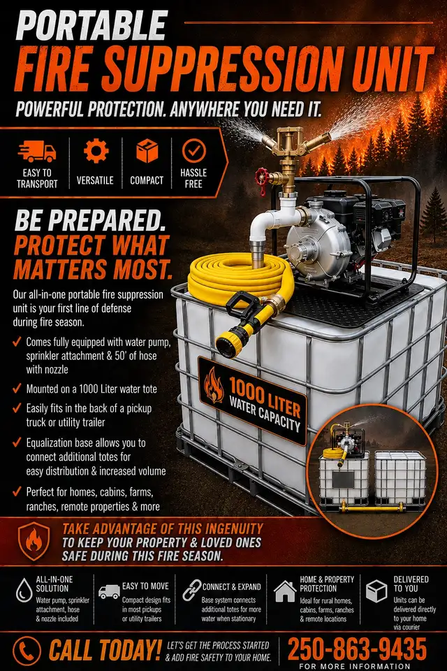 Portable Fire Suppression Units