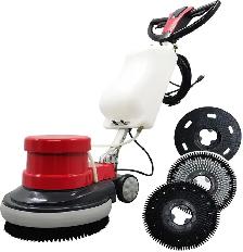 17' Red Floor Scrubber Buffer Polisher Machine 056648