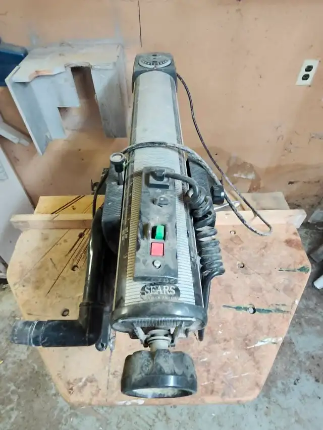 Classic Craftsman 10' Radial Arm Saw with Workstand & Dust Port