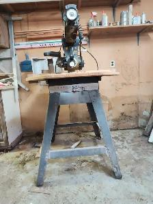 Classic Craftsman 10' Radial Arm Saw with Workstand & Dust Port - Photo 3