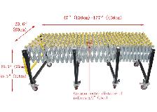 47-177’’Length Folding Retractable Conveyor Adjustable 230384 - Photo 10