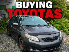 I BUY TOYOTAS ANY CONDITION RUNNING OR NOT