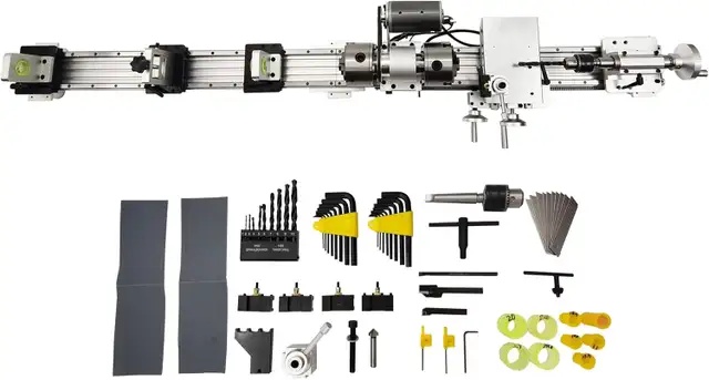 Dual Track Dual Chuck Billiard Cue Repair Lathe Machine 028376